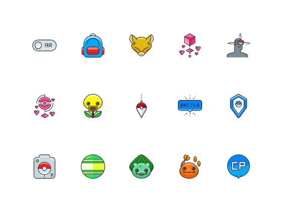 98個Pokémon GO ICON圖标